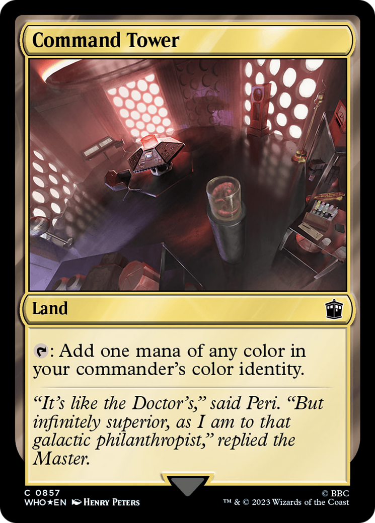 Command Tower (0857) (Surge Foil) [Doctor Who] | I Want That Stuff Brandon