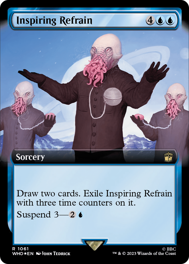 Inspiring Refrain (Extended Art) (Surge Foil) [Doctor Who] | I Want That Stuff Brandon