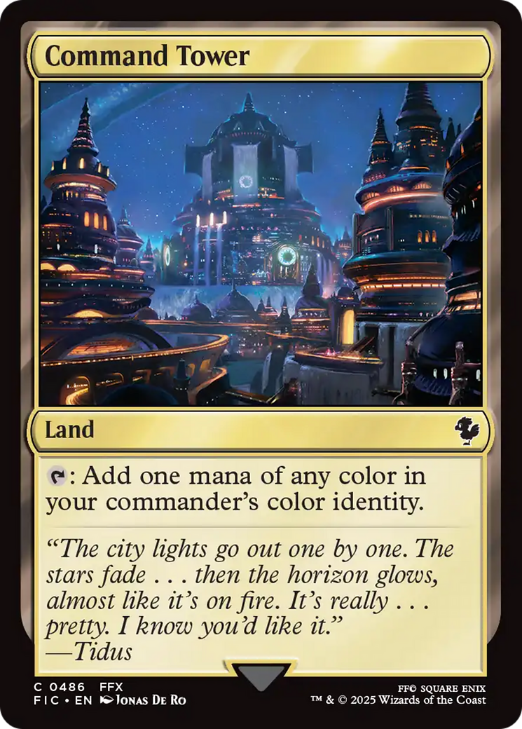 Command Tower (0486) [FINAL FANTASY Commander] | I Want That Stuff Brandon
