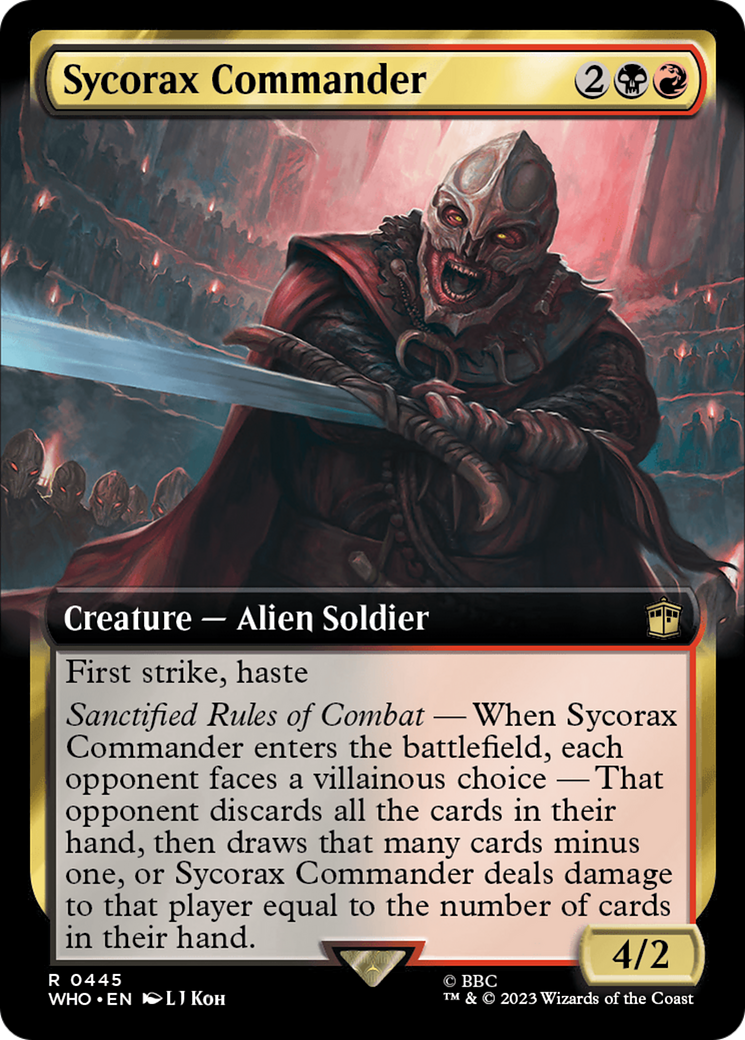 Sycorax Commander (Extended Art) [Doctor Who] | I Want That Stuff Brandon