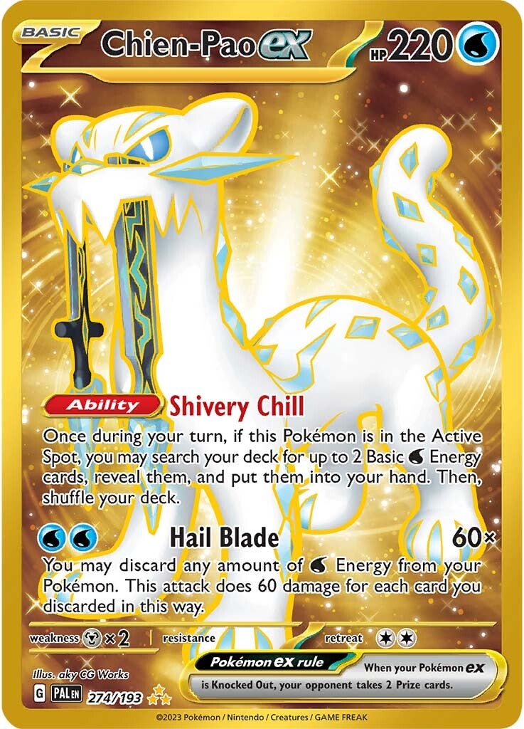 Chien-Pao ex (274/193) [Scarlet & Violet: Paldea Evolved] | I Want That Stuff Brandon