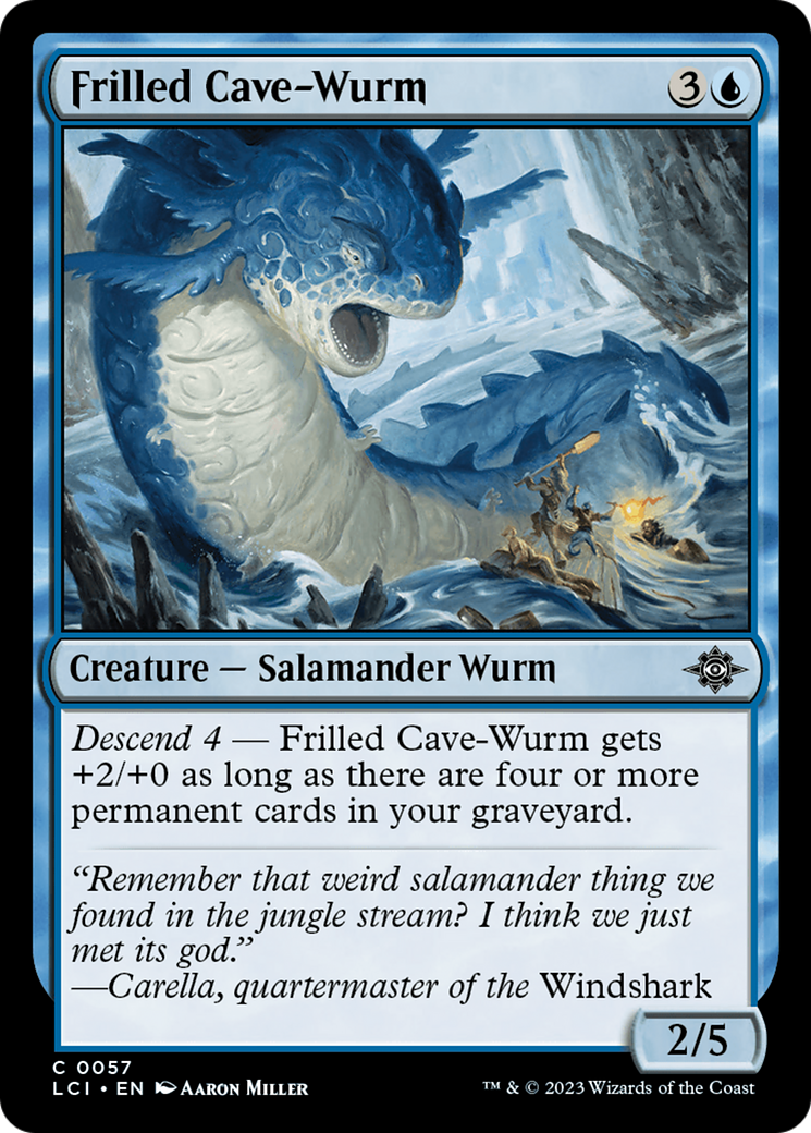 Frilled Cave-Wurm [The Lost Caverns of Ixalan] | I Want That Stuff Brandon