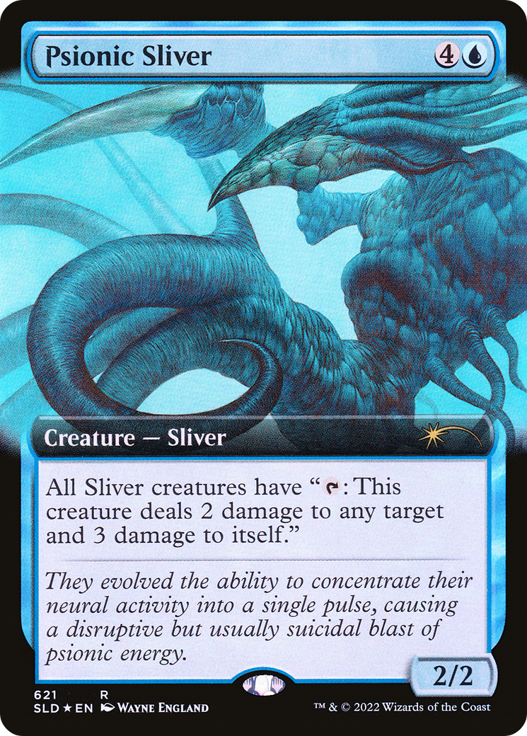 Psionic Sliver (Extended Art) [Secret Lair Drop Promos] | I Want That Stuff Brandon