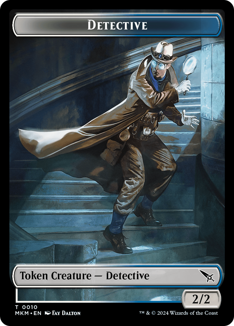 Detective // Ooze Double-Sided Token [Murders at Karlov Manor Tokens] | I Want That Stuff Brandon