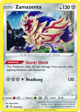 Zamazenta (SWSH034) [Sword & Shield: Black Star Promos] | I Want That Stuff Brandon