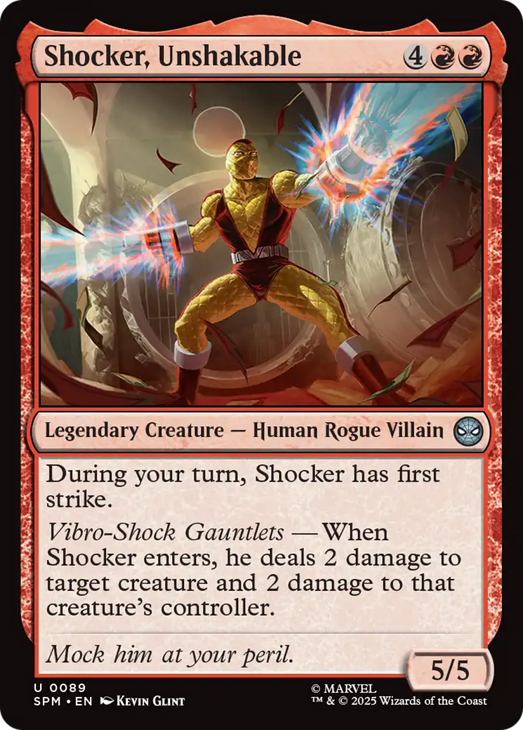 Shocker, Unshakable [Marvel's Spider-Man] | I Want That Stuff Brandon