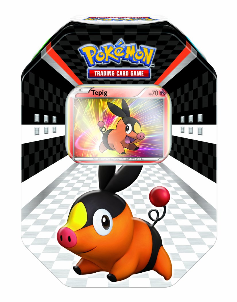 Black & White - Sneak-Peek Tin (Tepig) | I Want That Stuff Brandon