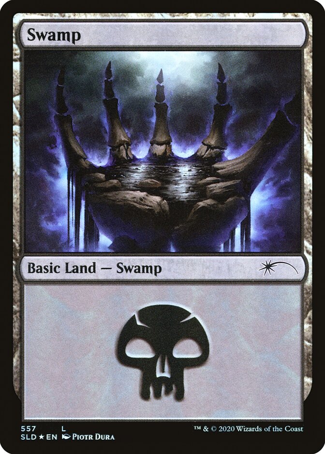 Swamp (Discarding) (557) [Secret Lair Drop Promos] | I Want That Stuff Brandon