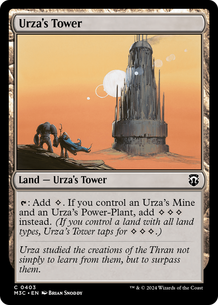 Urza's Tower (Ripple Foil) [Modern Horizons 3 Commander] | I Want That Stuff Brandon
