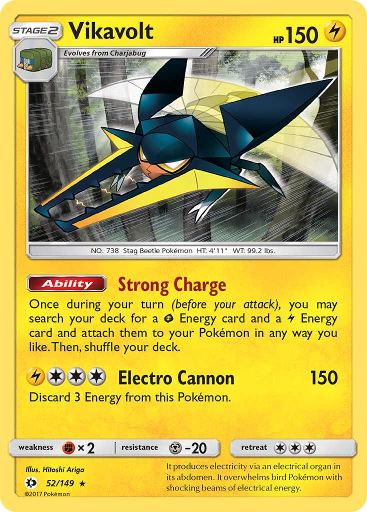 Vikavolt (52/149) [Sun & Moon: Base Set] | I Want That Stuff Brandon