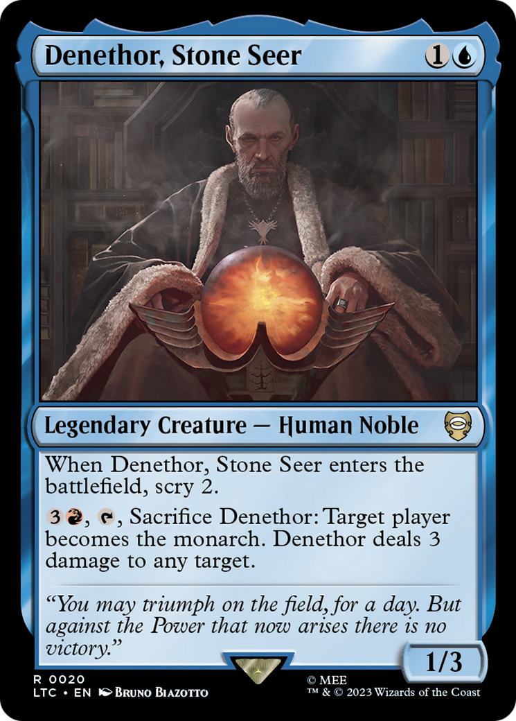 Denethor, Stone Seer [The Lord of the Rings: Tales of Middle-Earth Commander] | I Want That Stuff Brandon