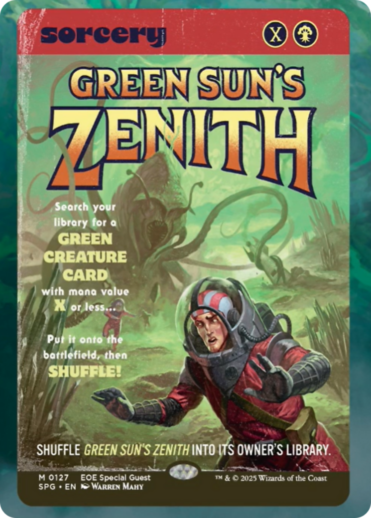 Green Sun's Zenith (Showcase) [Edge of Eternities Special Guests] | I Want That Stuff Brandon
