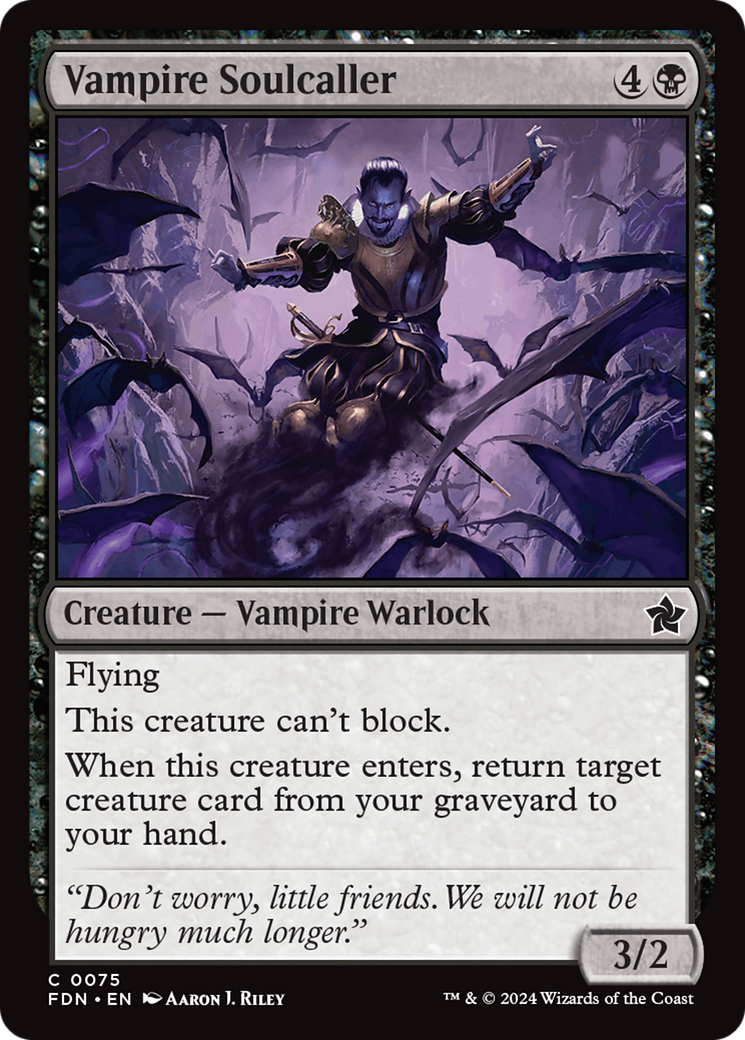 Vampire Soulcaller [Foundations] | I Want That Stuff Brandon