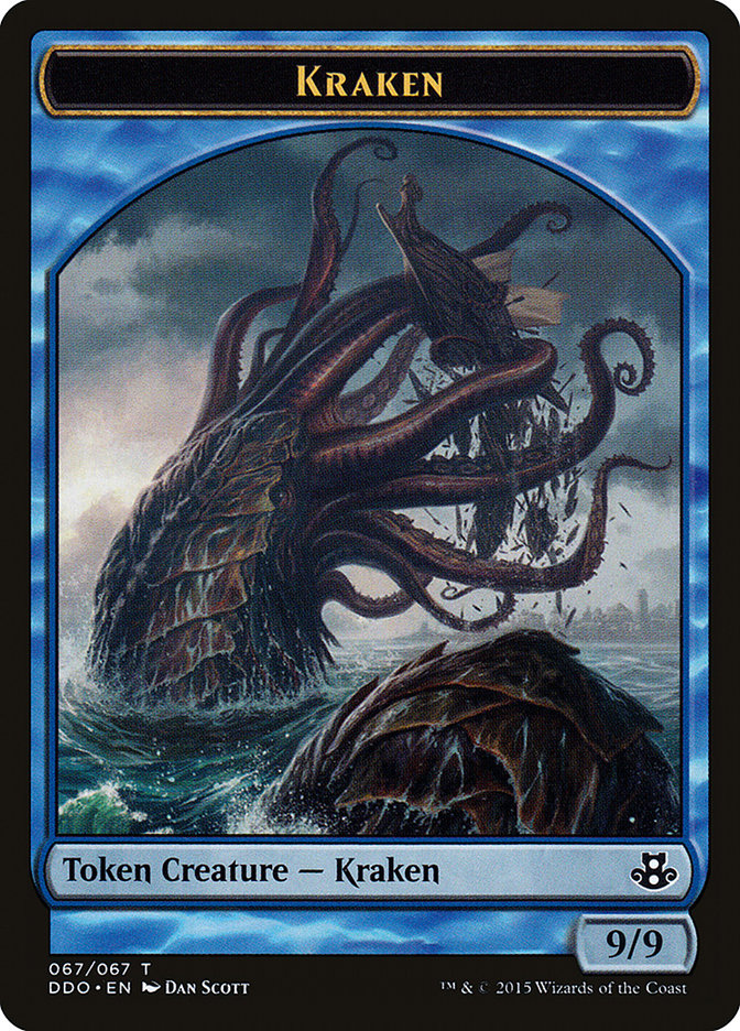 Kraken Token [Duel Decks: Elspeth vs. Kiora] | I Want That Stuff Brandon