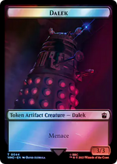 Dalek // Dinosaur Double-Sided Token (Surge Foil) [Doctor Who Tokens] | I Want That Stuff Brandon