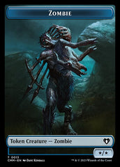 Human Soldier // Zombie (0013) Double-Sided Token [Commander Masters Tokens] | I Want That Stuff Brandon