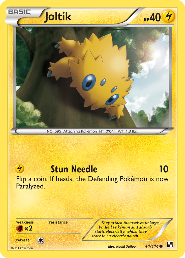 Joltik (44/114) [Black & White: Base Set] | I Want That Stuff Brandon