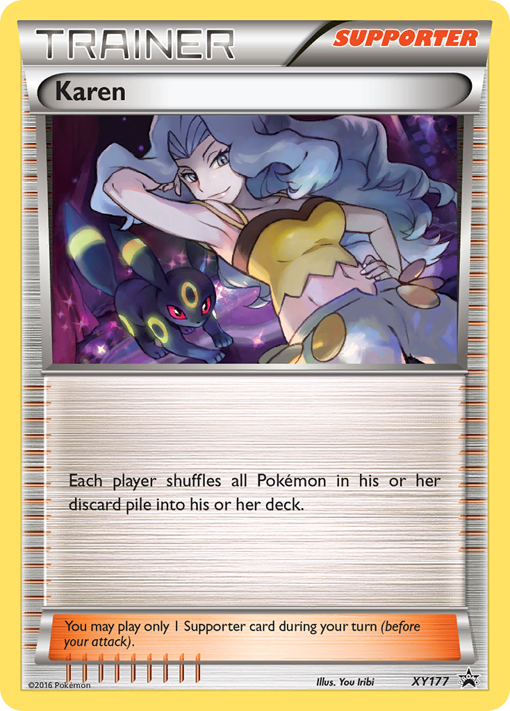 Karen (XY177) [XY: Black Star Promos] | I Want That Stuff Brandon