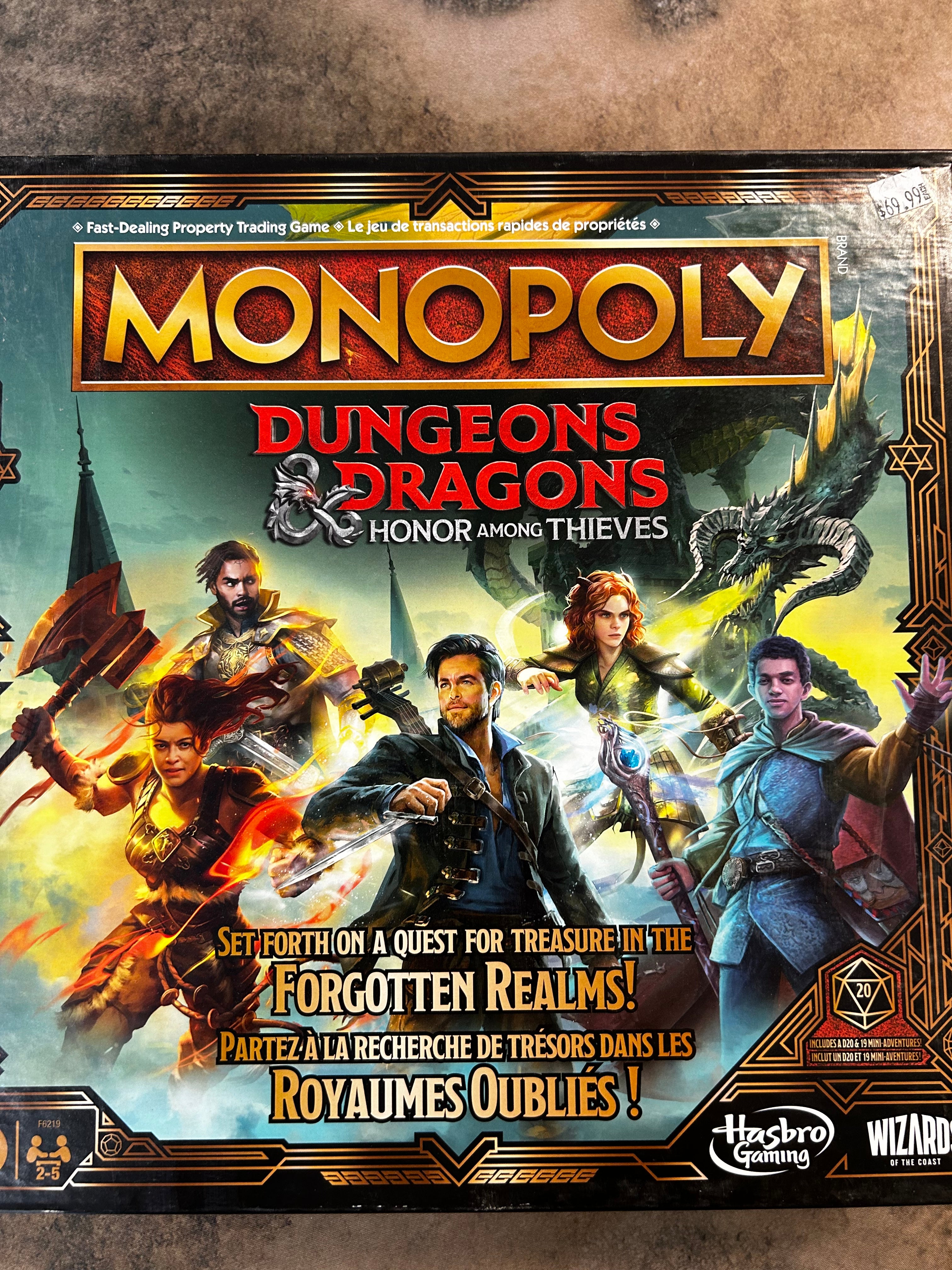 Monopoly Dungeon & Dragons: Honor Among Thieves | I Want That Stuff Brandon