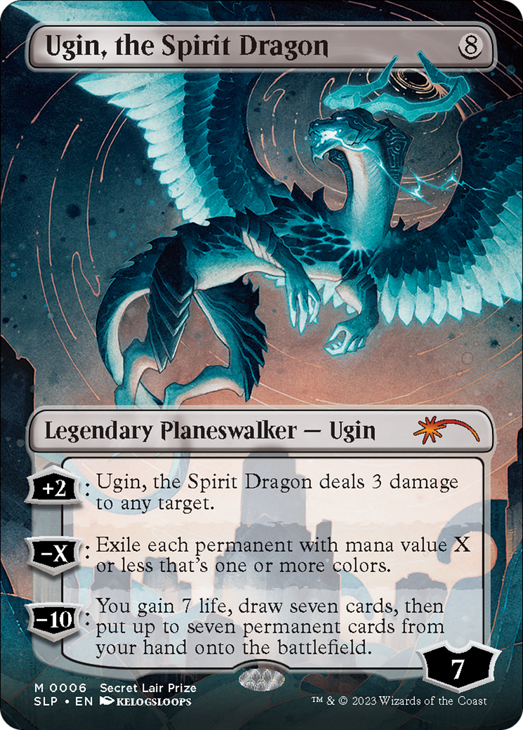 Ugin, the Spirit Dragon (Borderless) [Secret Lair Showdown] | I Want That Stuff Brandon