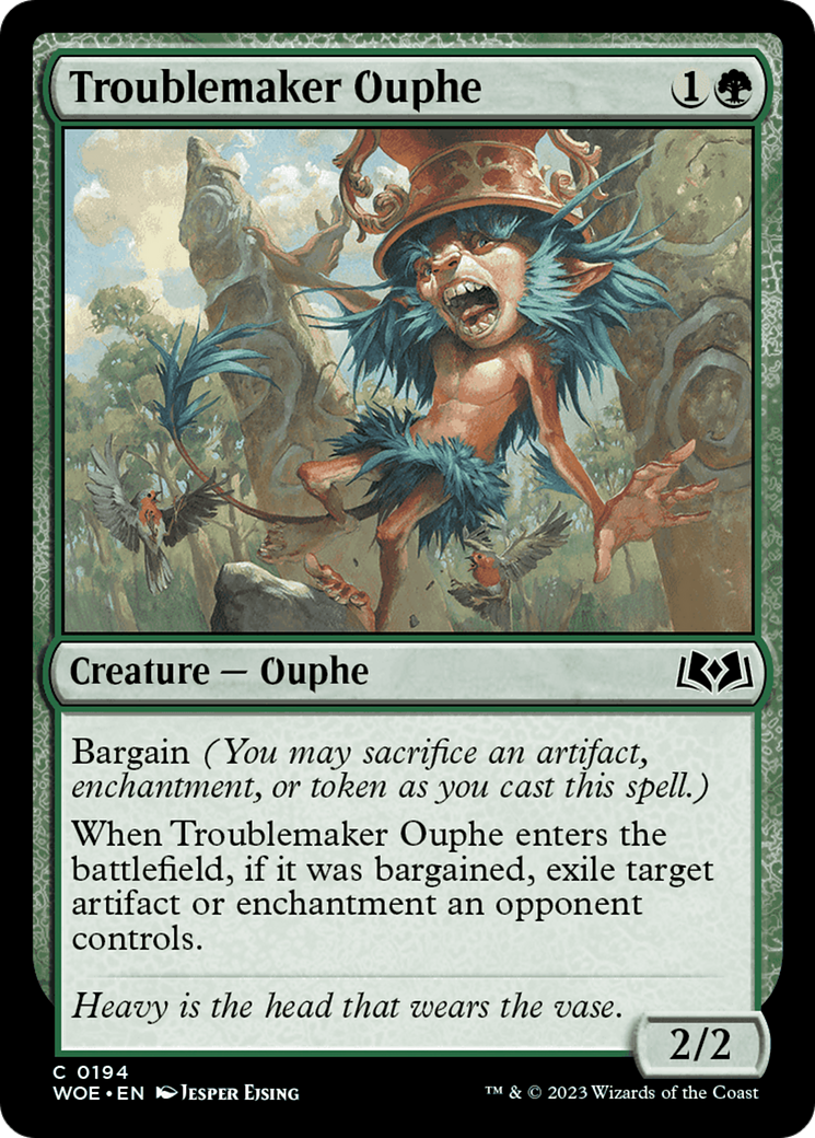 Troublemaker Ouphe [Wilds of Eldraine] | I Want That Stuff Brandon