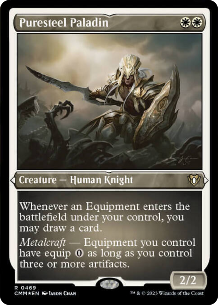 Puresteel Paladin (Foil Etched) [Commander Masters] | I Want That Stuff Brandon