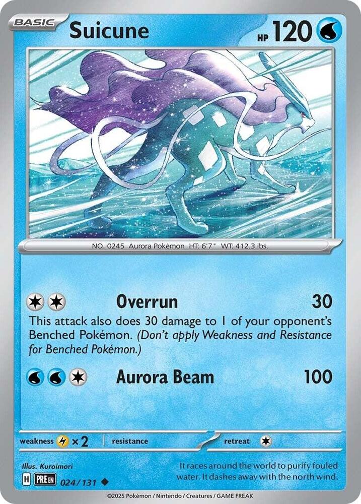 Suicune (024/131) [Scarlet & Violet: Prismatic Evolutions] | I Want That Stuff Brandon