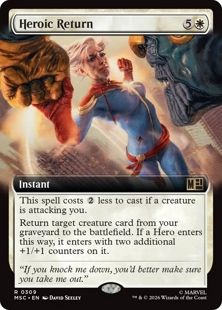 Heroic Return (Extended Art) [Marvel Super Heroes Commander] | I Want That Stuff Brandon