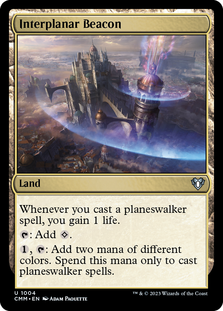 Interplanar Beacon [Commander Masters] | I Want That Stuff Brandon