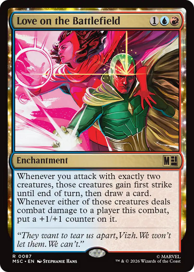 Love on the Battlefield (Surge Foil) [Marvel Super Heroes Commander] | I Want That Stuff Brandon