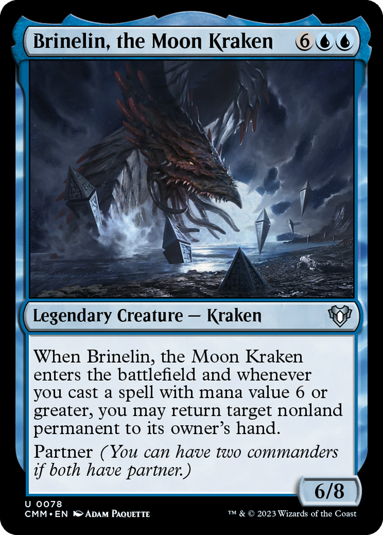 Brinelin, the Moon Kraken [Commander Masters] | I Want That Stuff Brandon