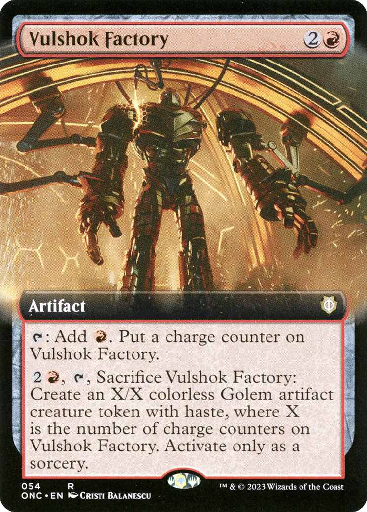 Vulshok Factory (Extended Art) [Phyrexia: All Will Be One Commander] | I Want That Stuff Brandon