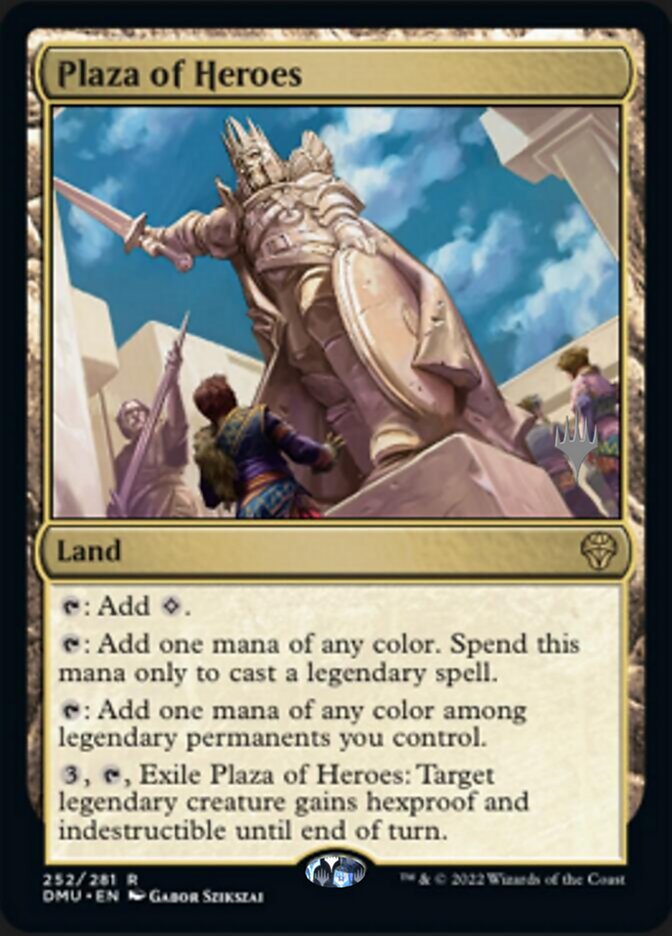 Plaza of Heroes (Promo Pack) [Dominaria United Promos] | I Want That Stuff Brandon