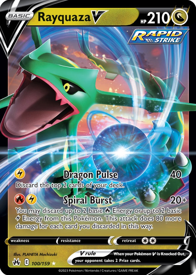 Rayquaza V 100/159 (Jumbo Card) [Sword & Shield: Evolving Skies] | I Want That Stuff Brandon