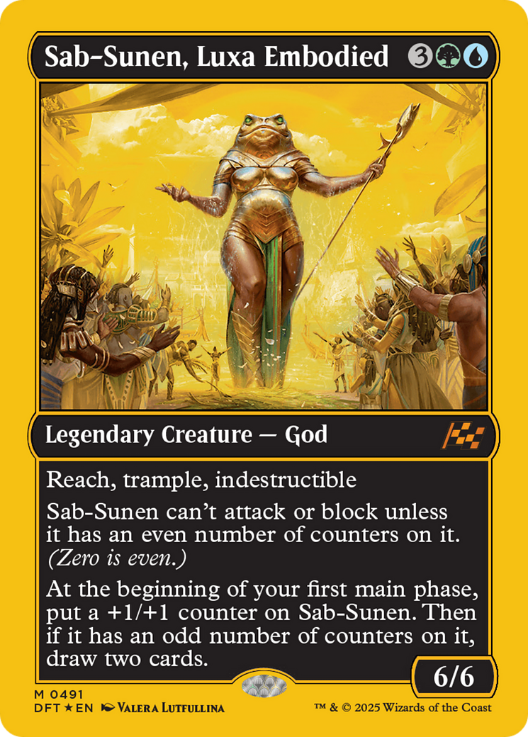 Sab-Sunen, Luxa Embodied (First-Place Foil) [Aetherdrift] | I Want That Stuff Brandon