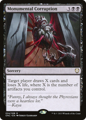 Monumental Corruption [Phyrexia: All Will Be One Commander] | I Want That Stuff Brandon