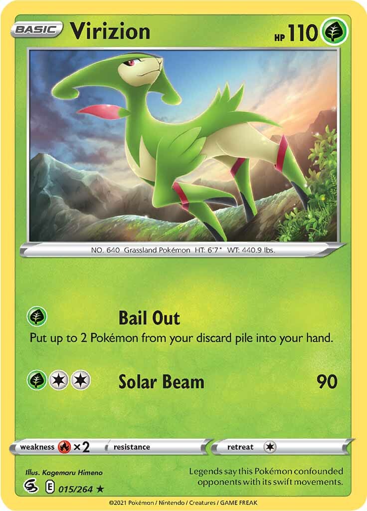 Virizion (015/264) [Sword & Shield: Fusion Strike] | I Want That Stuff Brandon