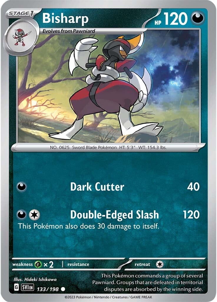 Bisharp (133/198) [Scarlet & Violet: Base Set] | I Want That Stuff Brandon