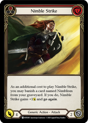 Nimble Strike (Red) [U-WTR185] (Welcome to Rathe Unlimited)  Unlimited Rainbow Foil | I Want That Stuff Brandon