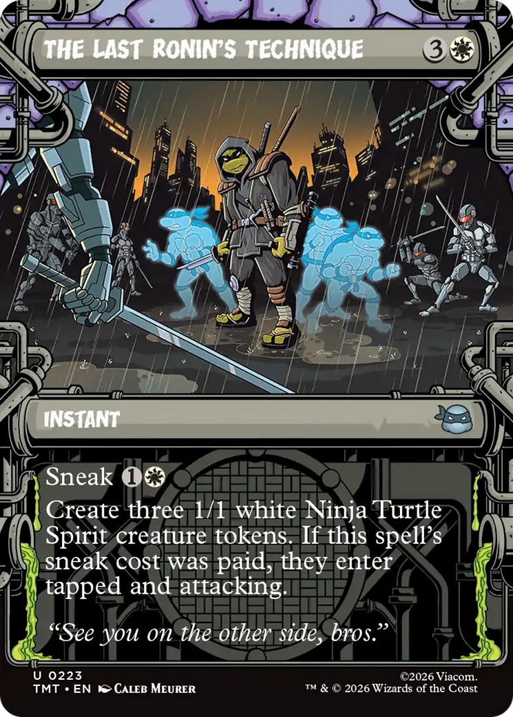 The Last Ronin's Technique (Showcase) [Teenage Mutant Ninja Turtles] | I Want That Stuff Brandon
