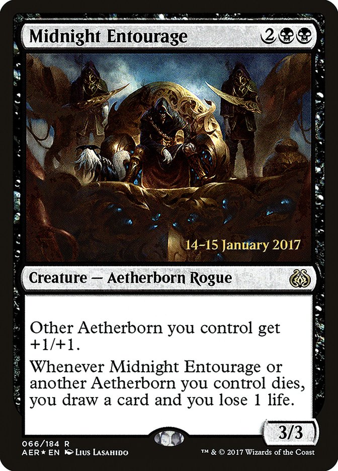 Midnight Entourage [Aether Revolt Prerelease Promos] | I Want That Stuff Brandon