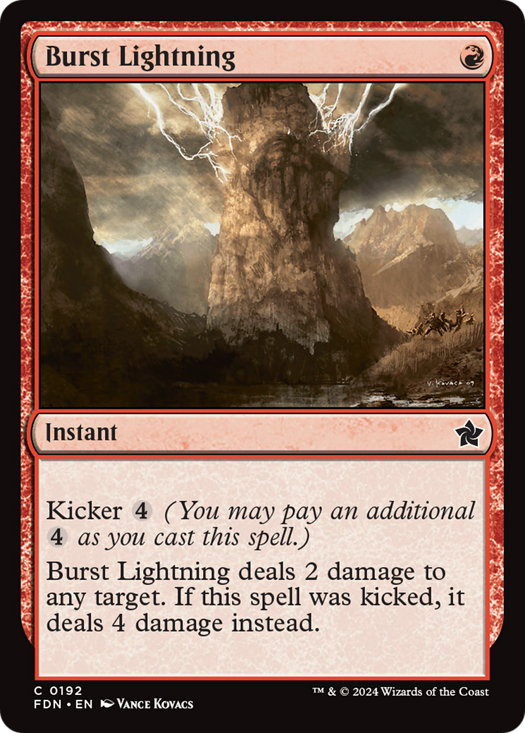 Burst Lightning [Foundations] | I Want That Stuff Brandon