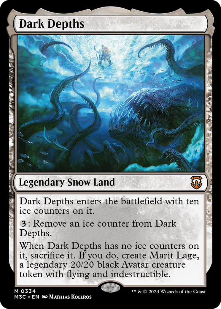 Dark Depths (Ripple Foil) [Modern Horizons 3 Commander] | I Want That Stuff Brandon