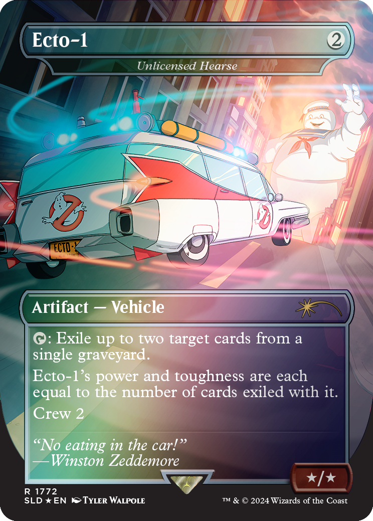 Ecto-1 - Unlicensed Hearse (Rainbow Foil) [Secret Lair Drop Series] | I Want That Stuff Brandon