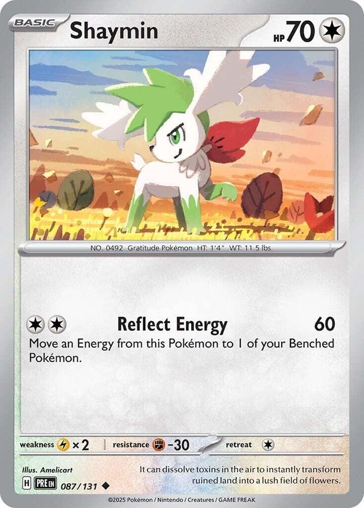 Shaymin (087/131) [Scarlet & Violet: Prismatic Evolutions] | I Want That Stuff Brandon