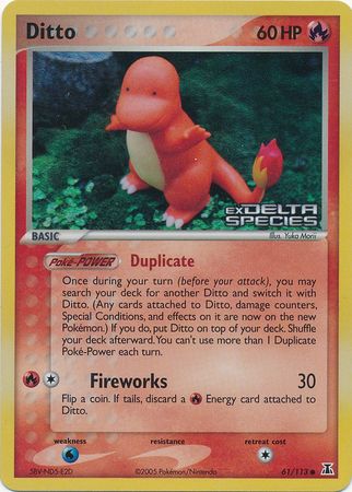 Ditto (61/113) (Stamped) [EX: Delta Species] | I Want That Stuff Brandon