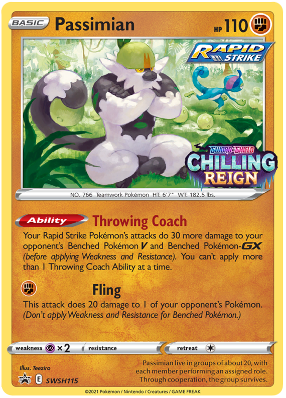 Passimian (SWSH115) [Sword & Shield: Black Star Promos] | I Want That Stuff Brandon