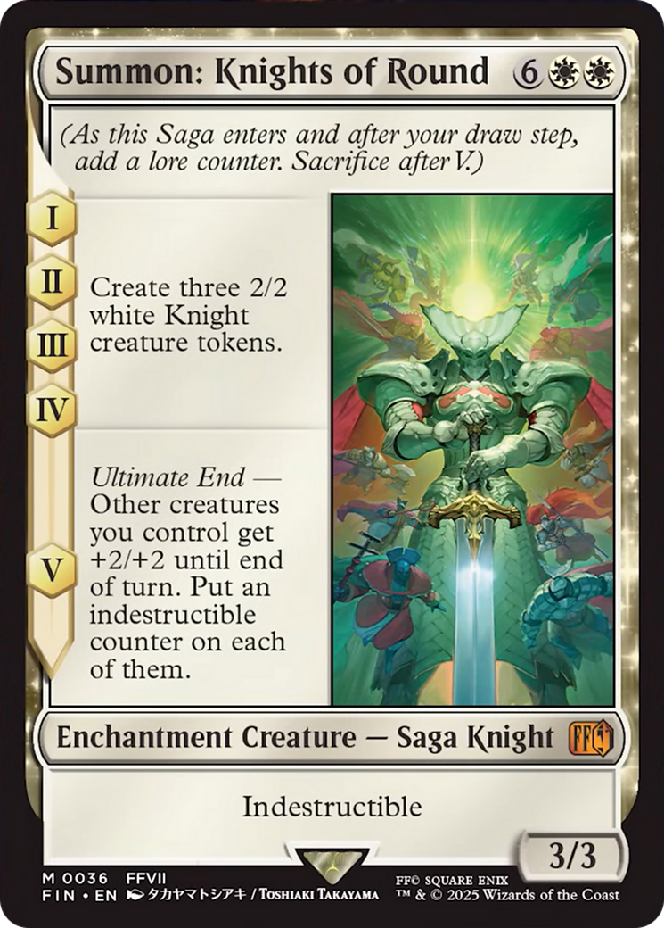 Summon: Knights of Round [FINAL FANTASY] | I Want That Stuff Brandon