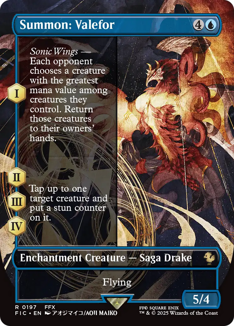 Summon: Valefor (Borderless) [FINAL FANTASY Commander] | I Want That Stuff Brandon