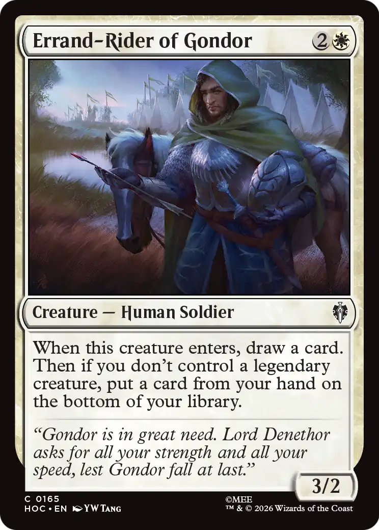 Errand-Rider of Gondor [The Hobbit: Eternal-Legal] | I Want That Stuff Brandon